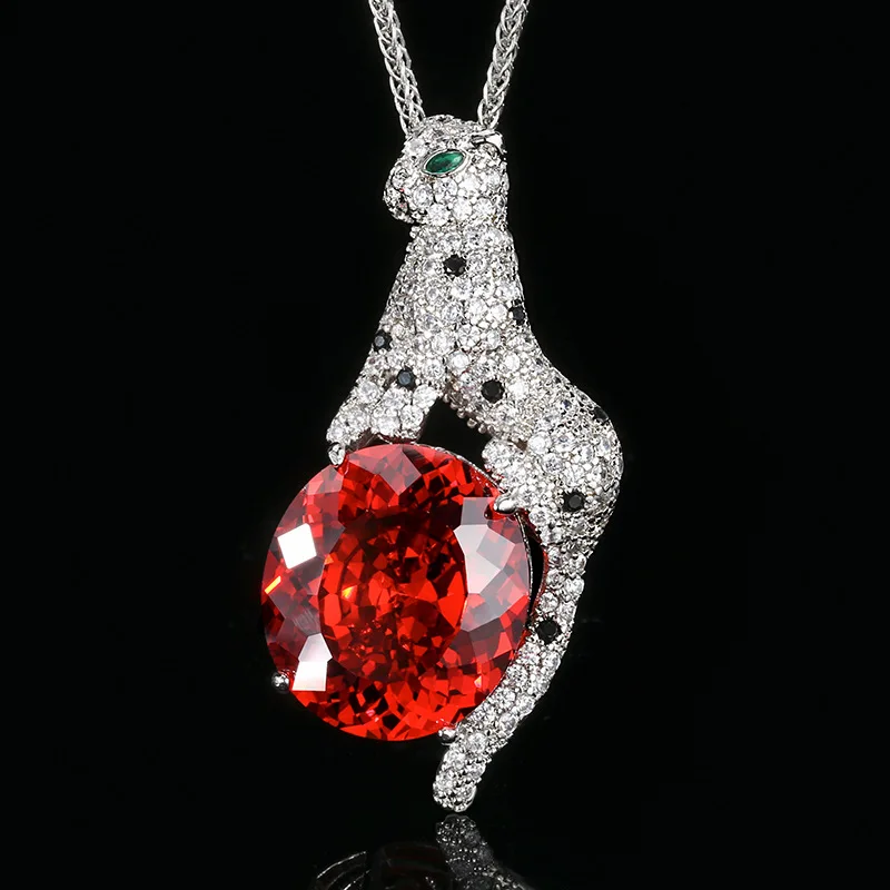 New Jewelry Bird's Nest Orange Retro Leopard Pendant Necklace Main Stone 18*20
New Jewelry Bird's Nest Orange Retro Leopard Pendant Necklace Main Stone 18*20