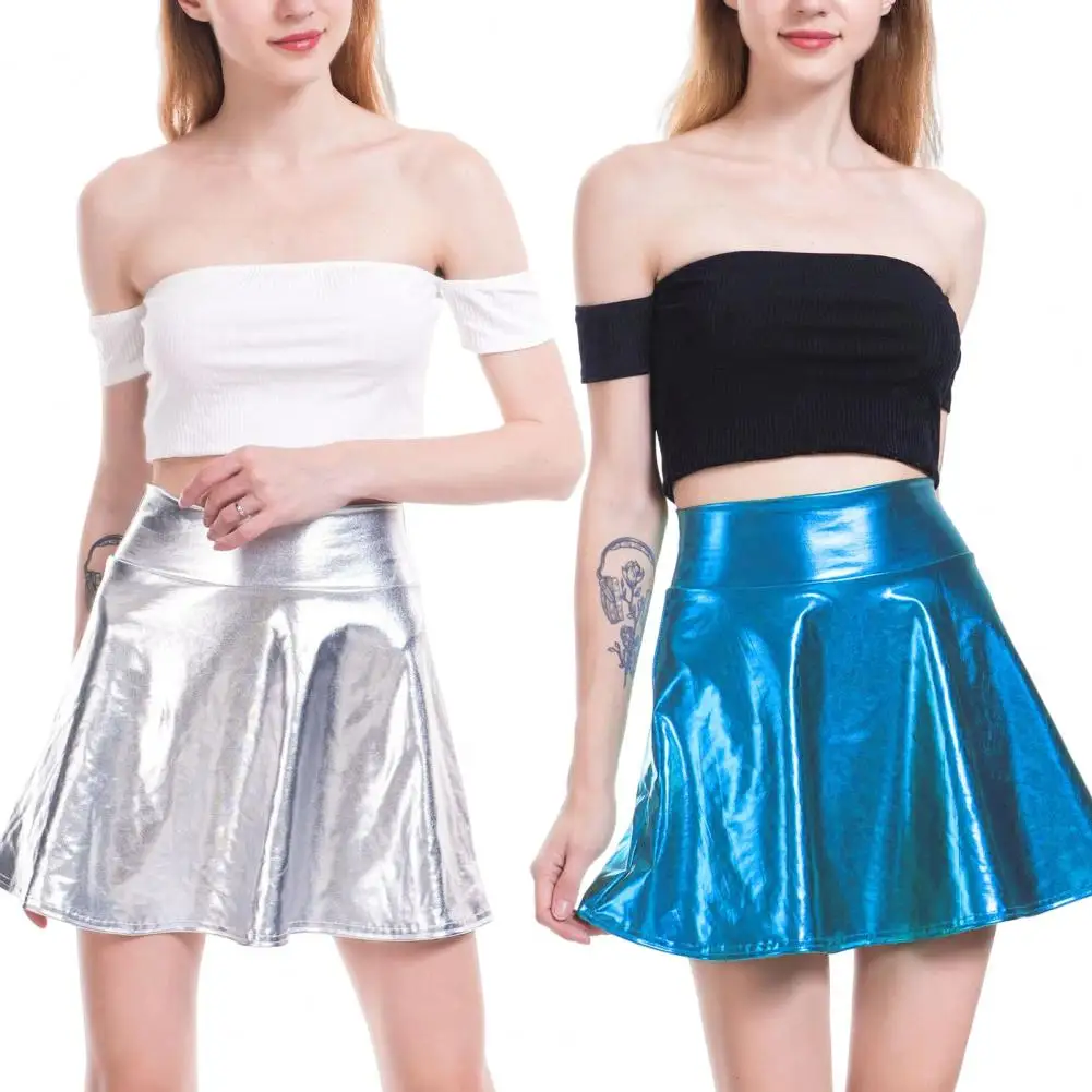 Women Pleated Mini Skirt High-Waist Bright Color Skirt Women Nightclub Stage Show Skater Skirt Fashion Stage Show Street Skirts
Women Pleated Mini Skirt High-Waist Bright Color Skirt Women Nightclub Stage Show Skater Skirt Fashion Stage Show Street Skirts