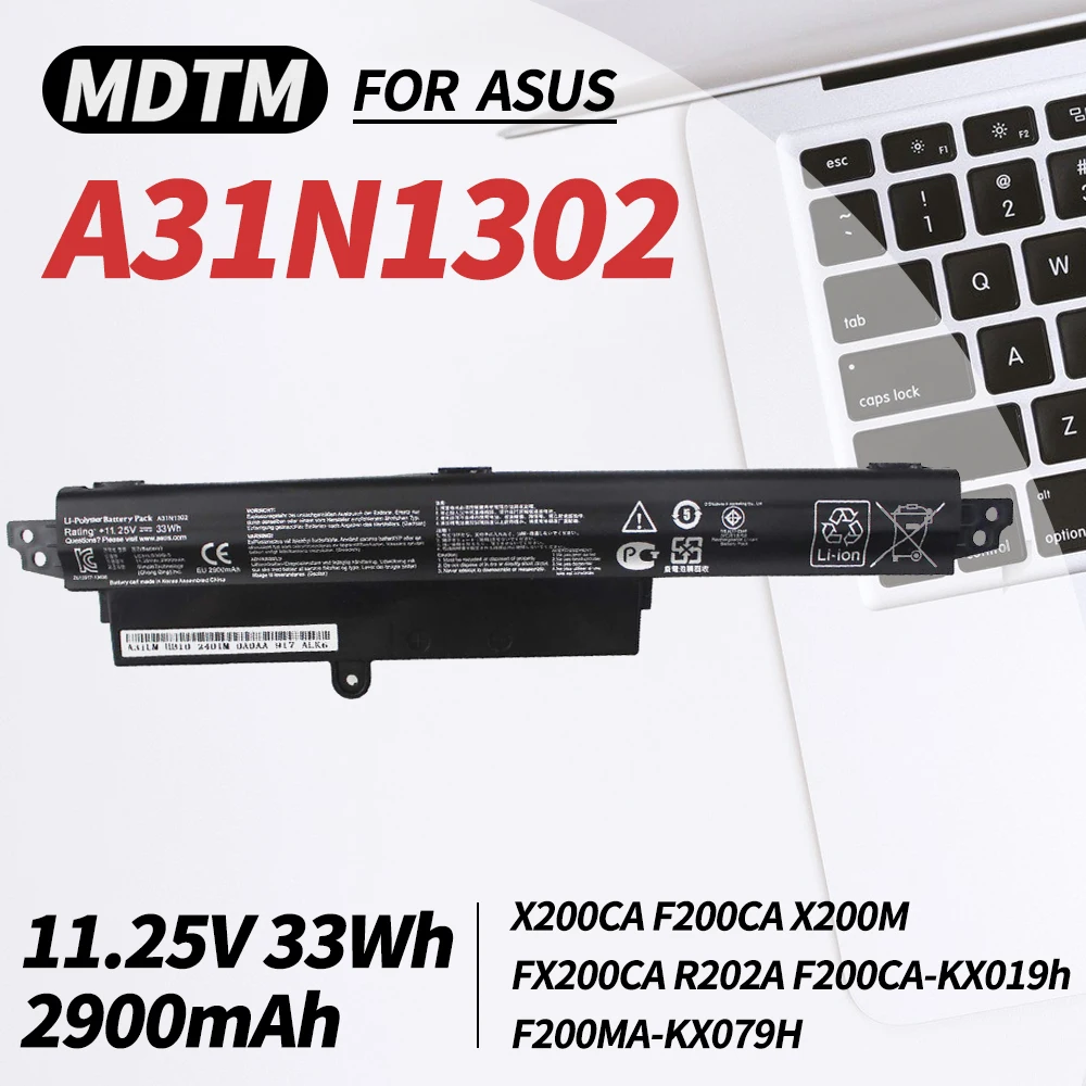 Laptop Battery for Asus Vivobook X200CA X200M X200MA F200CA 11.6"Series Notebook MA Ultrabooks A3INI302 A31N1302 A31LMH2 A31LM9H
Laptop Battery for Asus Vivobook X200CA X200M X200MA F200CA 11.6"Series Notebook MA Ultrabooks A3INI302 A31N1302 A31LMH2 A31LM9H