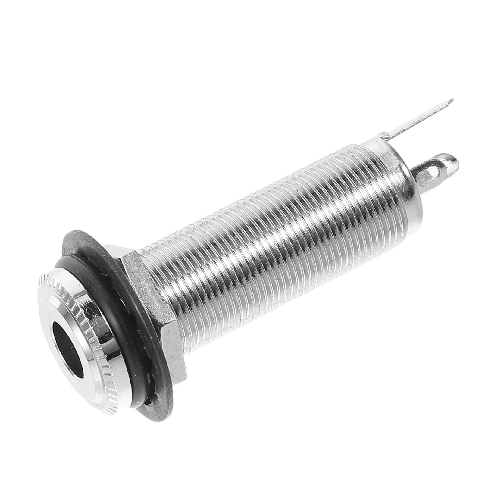 Long Thread Bass Guitar Barrel Jack Socket Input Plug Electric Guitar Accessories Stable Signal Transmission Silver Plated
Long Thread Bass Guitar Barrel Jack Socket Input Plug Electric Guitar Accessories Stable Signal Transmission Silver Plated