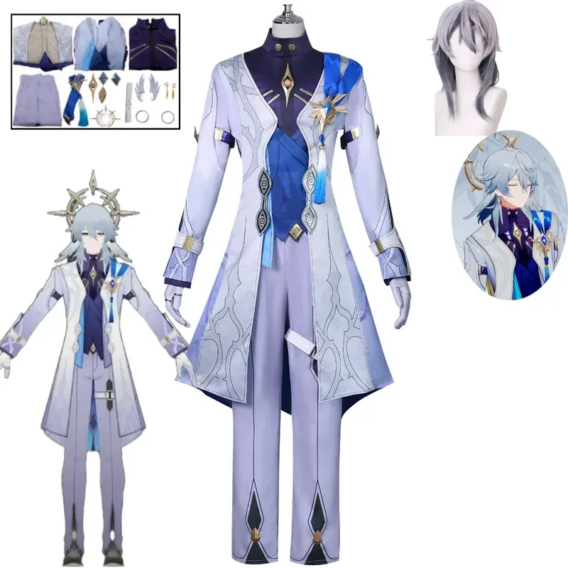 Game Honey Star Rail Mr. Sunday Cosplay Costume Uniform Halloween Carnival Carnival Party Carnival Costume Performance Prop Set
Game Honey Star Rail Mr. Sunday Cosplay Costume Uniform Halloween Carnival Carnival Party Carnival Costume Performance Prop Set
