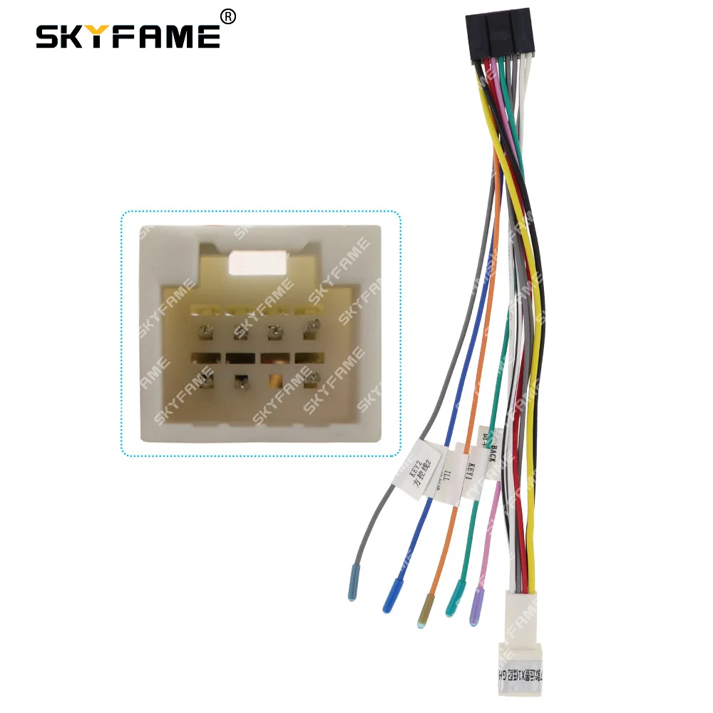 SKYFAME Car 16pin Wiring Harness Adapter For Geely Vision Yuanjing X1 2017 Android Radio Power Cable
SKYFAME Car 16pin Wiring Harness Adapter For Geely Vision Yuanjing X1 2017 Android Radio Power Cable