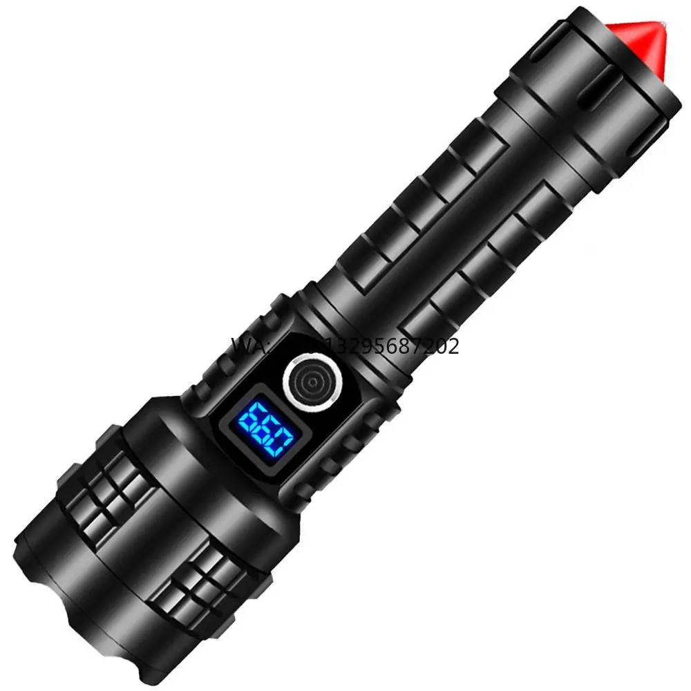 Good Quality High Lumens LED Flashlight 3000lm P70 Safety Hammer Torch Light Rechargeable Type C Zoomable Power Bank Torch Light
Good Quality High Lumens LED Flashlight 3000lm P70 Safety Hammer Torch Light Rechargeable Type C Zoomable Power Bank Torch Light