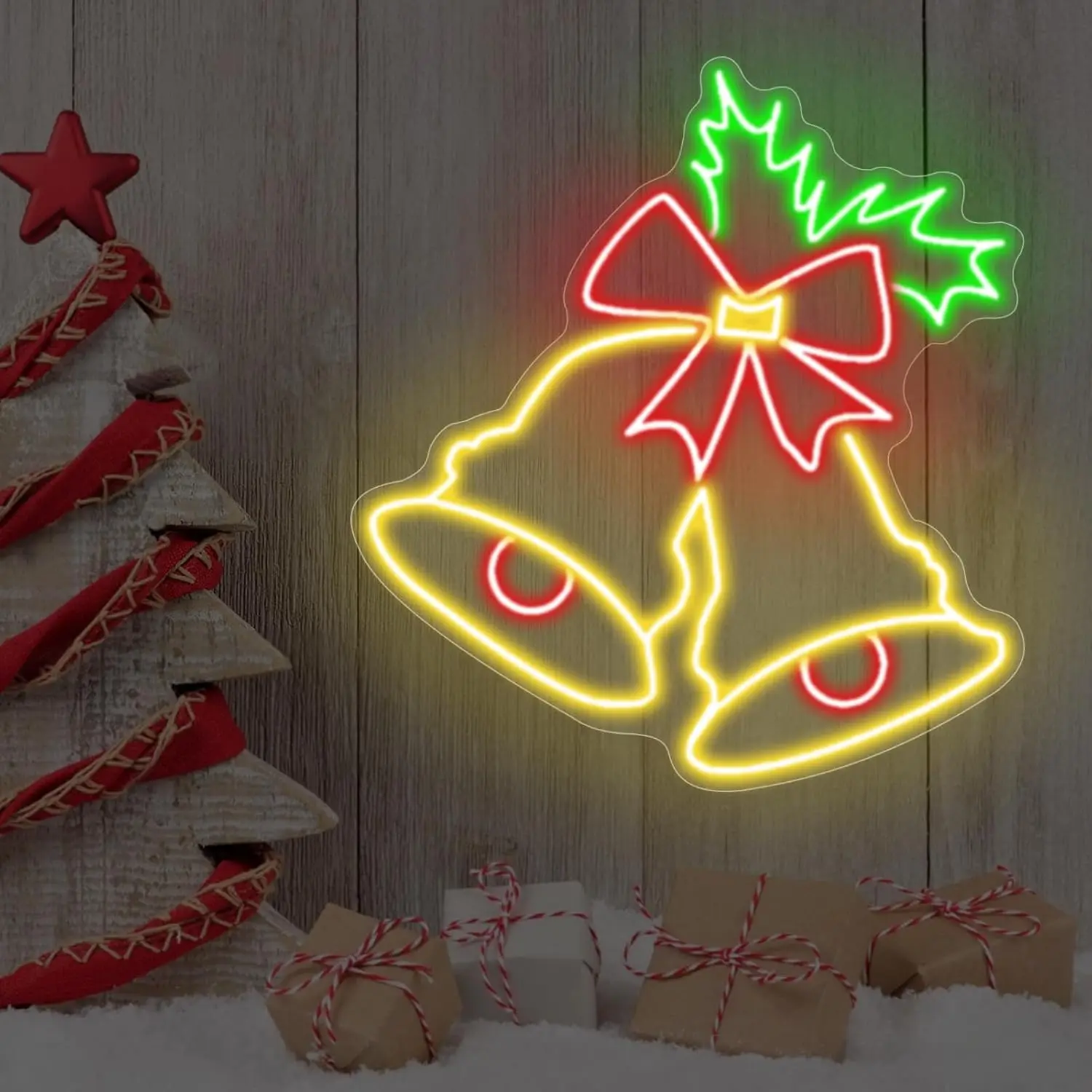 Christmas Bell Neon Led Sign Dimmable Lights Xmas Room Decoration For Party Home Bedroom Bar Shop Club Art Wall Light Up Sign
Christmas Bell Neon Led Sign Dimmable Lights Xmas Room Decoration For Party Home Bedroom Bar Shop Club Art Wall Light Up Sign