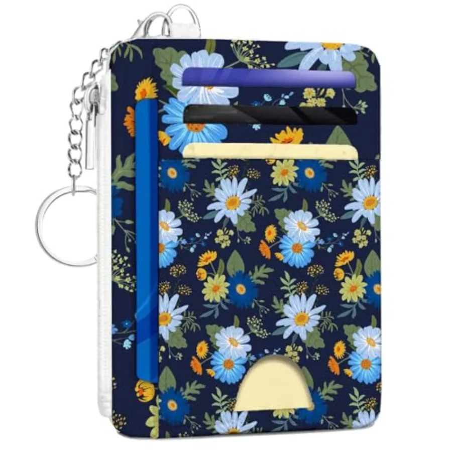 Blue Credit Card Holder Small Wallet for Women, Vintage Slim Woman Keychain Wallet Coin Pocket, Front Pocket Thin Travel Card C
Blue Credit Card Holder Small Wallet for Women, Vintage Slim Woman Keychain Wallet Coin Pocket, Front Pocket Thin Travel Card C