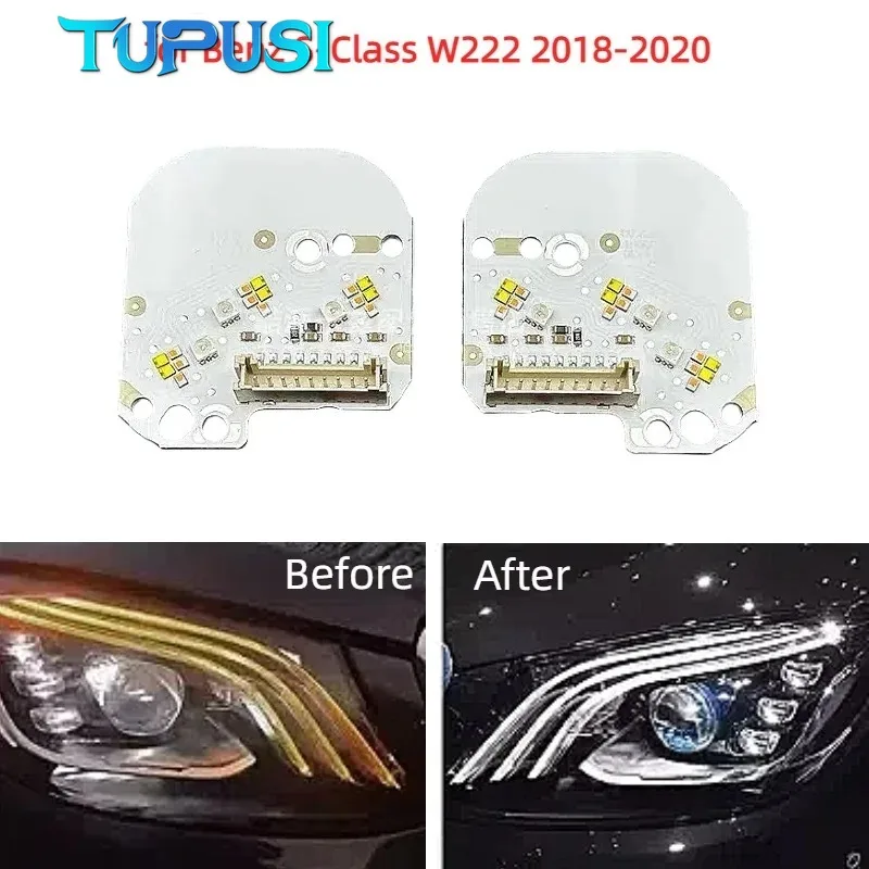 White Light for Mercedes Benz S-Class W222 2018-2020 Car Headlights DRL Chip Ballast Chip Circuit Board Light Source Board Chip
White Light for Mercedes Benz S-Class W222 2018-2020 Car Headlights DRL Chip Ballast Chip Circuit Board Light Source Board Chip