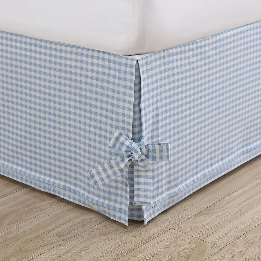 Home Cotton Ruffled Bedskirt, Lightweight amp Classic Style Hedy Blue, Queen
Home Cotton Ruffled Bedskirt, Lightweight amp Classic Style Hedy Blue, Queen