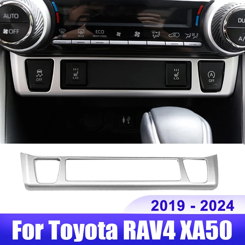 For Toyota RAV4 XA50 2019 2020 2021 2022 2023 RAV 4 Hybrid Car Central Control Seat Heat Button Decoration Cover Accessories
For Toyota RAV4 XA50 2019 2020 2021 2022 2023 RAV 4 Hybrid Car Central Control Seat Heat Button Decoration Cover Accessories