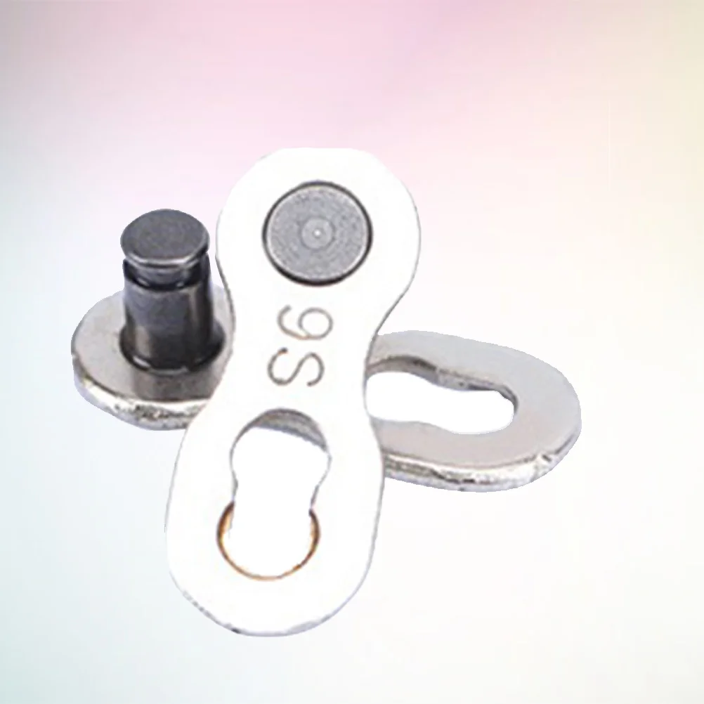 1Pair Bike Chain 9 Speed Connector Durable Accessory Repair Temporary Missing Link Chain Joint 
1Pair Bike Chain 9 Speed Connector Durable Accessory Repair Temporary Missing Link Chain Joint