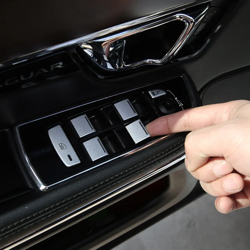 For Jaguar XF XE XEL F-PACE E-PACE 2012-2020 Aluminum alloy car glass lift switch button decorative sticker Car Accessories
For Jaguar XF XE XEL F-PACE E-PACE 2012-2020 Aluminum alloy car glass lift switch button decorative sticker Car Accessories