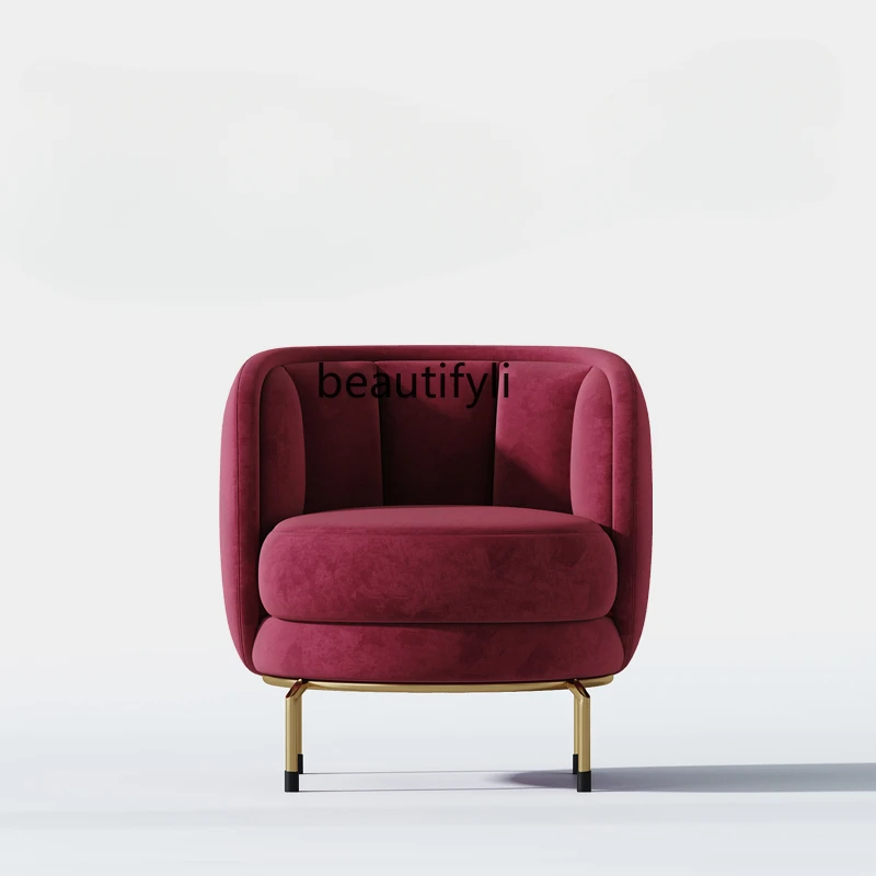 Light Luxury Leisure Chair Living Room Modern Simple Personality Designer Model Sofa Hotel Wingback Chair
Light Luxury Leisure Chair Living Room Modern Simple Personality Designer Model Sofa Hotel Wingback Chair