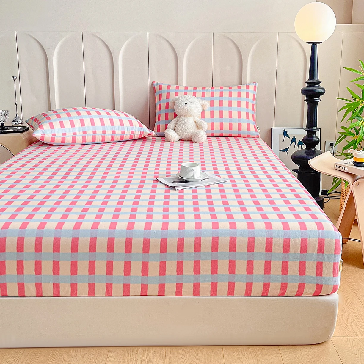 2025 New Style 100% Cotton Brushed Single-bed Hat Breathable Mattress Cover 360-degree Wrap with Elastic Bed Sheet Cover
2025 New Style 100% Cotton Brushed Single-bed Hat Breathable Mattress Cover 360-degree Wrap with Elastic Bed Sheet Cover