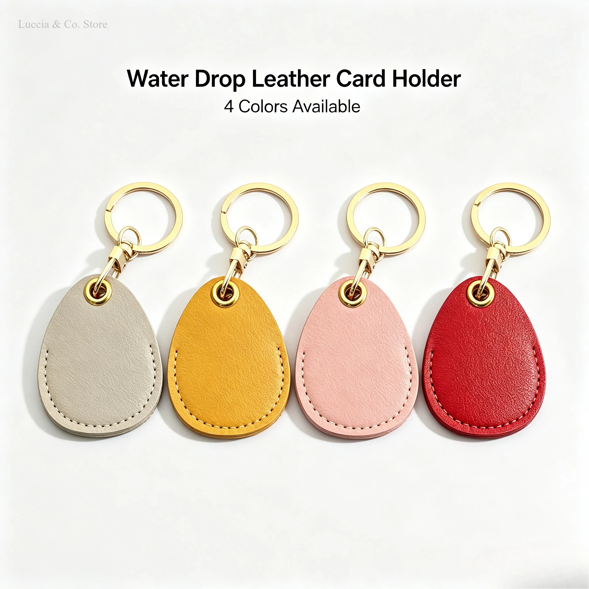 Water Drop Leather IC Card Holder for Access Bus Elevator Card Key Ring Pendant Keychain Charm for Student Adult Daily Gift
Water Drop Leather IC Card Holder for Access Bus Elevator Card Key Ring Pendant Keychain Charm for Student Adult Daily Gift
