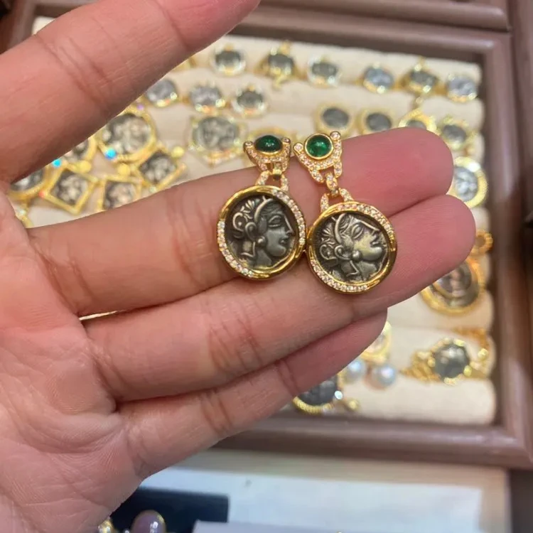 Greek Coin Pendant Necklace Sterling Silver Medusa Series Handmade Jewelry
Greek Coin Pendant Necklace Sterling Silver Medusa Series Handmade Jewelry