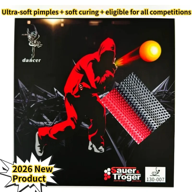 Sauer Troger Dancer 007 OX Long Pimples Table Tennis Rubber Super Soft Medium Particle Ping Pong Rubber Anti-spin Weird ITTF
Sauer Troger Dancer 007 OX Long Pimples Table Tennis Rubber Super Soft Medium Particle Ping Pong Rubber Anti-spin Weird ITTF