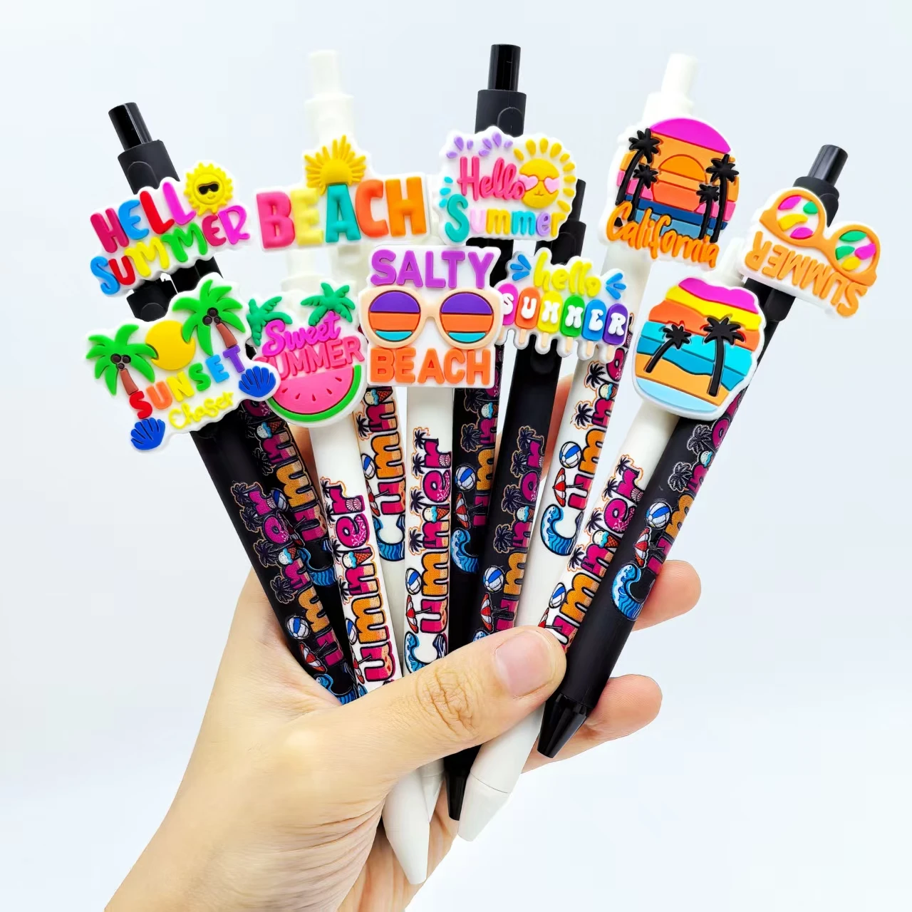 5pcs/10pcs/14pcs/18pcs Summer Beach Series Ballpoint pens Beach Sunset theme Press Writing pens Office stationery
5pcs/10pcs/14pcs/18pcs Summer Beach Series Ballpoint pens Beach Sunset theme Press Writing pens Office stationery