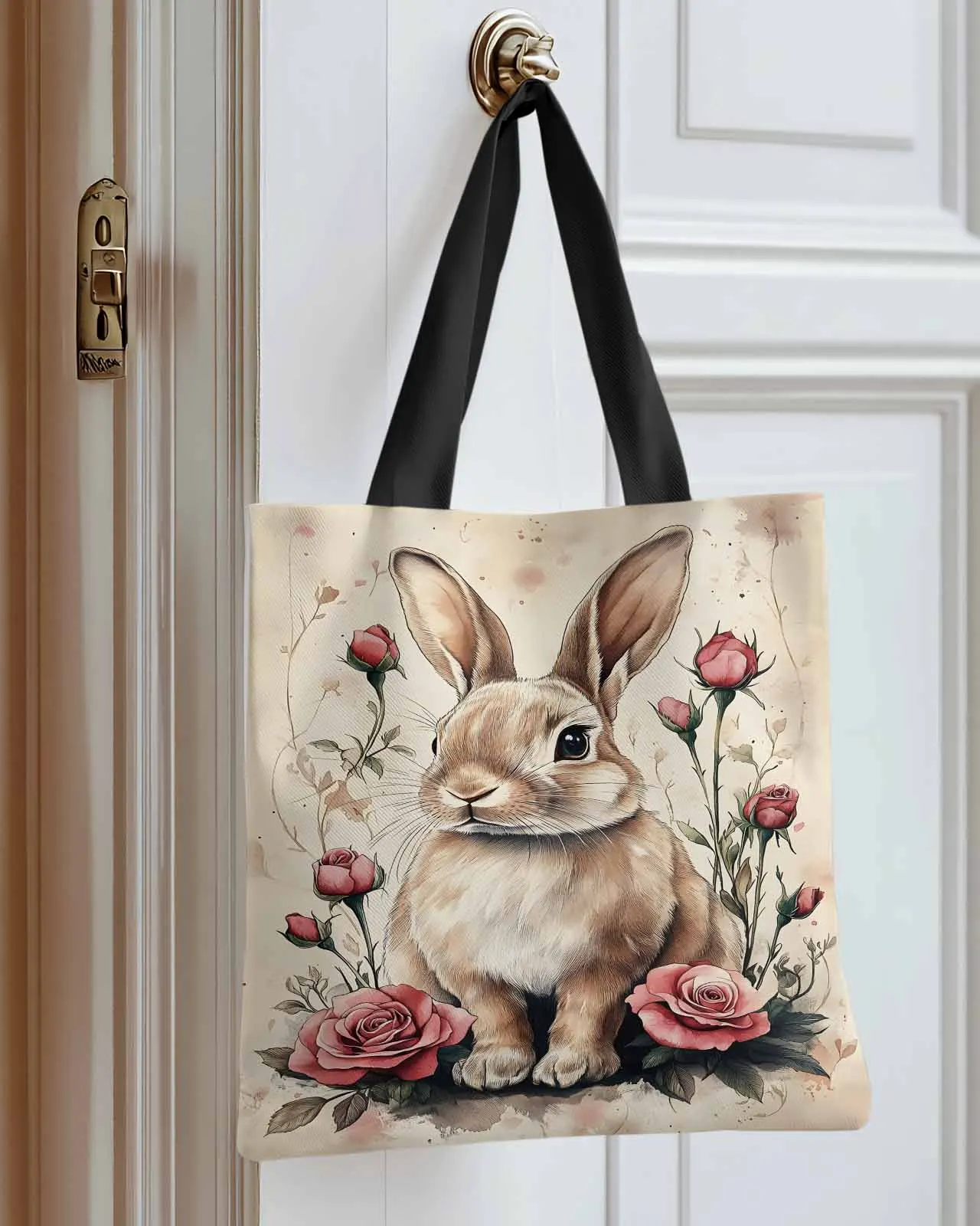 Cartoon Bunny Egg Red Flower Canvas Bag Handbag Oxford Cloth Eco Shopping Storage Bag for Home Use
Cartoon Bunny Egg Red Flower Canvas Bag Handbag Oxford Cloth Eco Shopping Storage Bag for Home Use