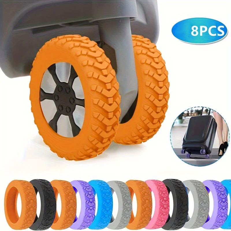 8pcs Luggage Wheel Protection Cover, Silicone Wheel Cover, Luggage Wheel Cover Cover, Noise Proof Foot Cover, Luggage Racks
8pcs Luggage Wheel Protection Cover, Silicone Wheel Cover, Luggage Wheel Cover Cover, Noise Proof Foot Cover, Luggage Racks