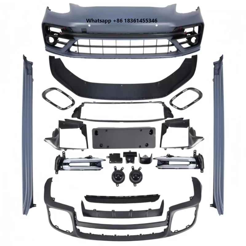 For 971 Upgrade to Turbo S Sport Style Front Bumper Assembly Side Skirts Rear Lip Car Body Kit
For 971 Upgrade to Turbo S Sport Style Front Bumper Assembly Side Skirts Rear Lip Car Body Kit