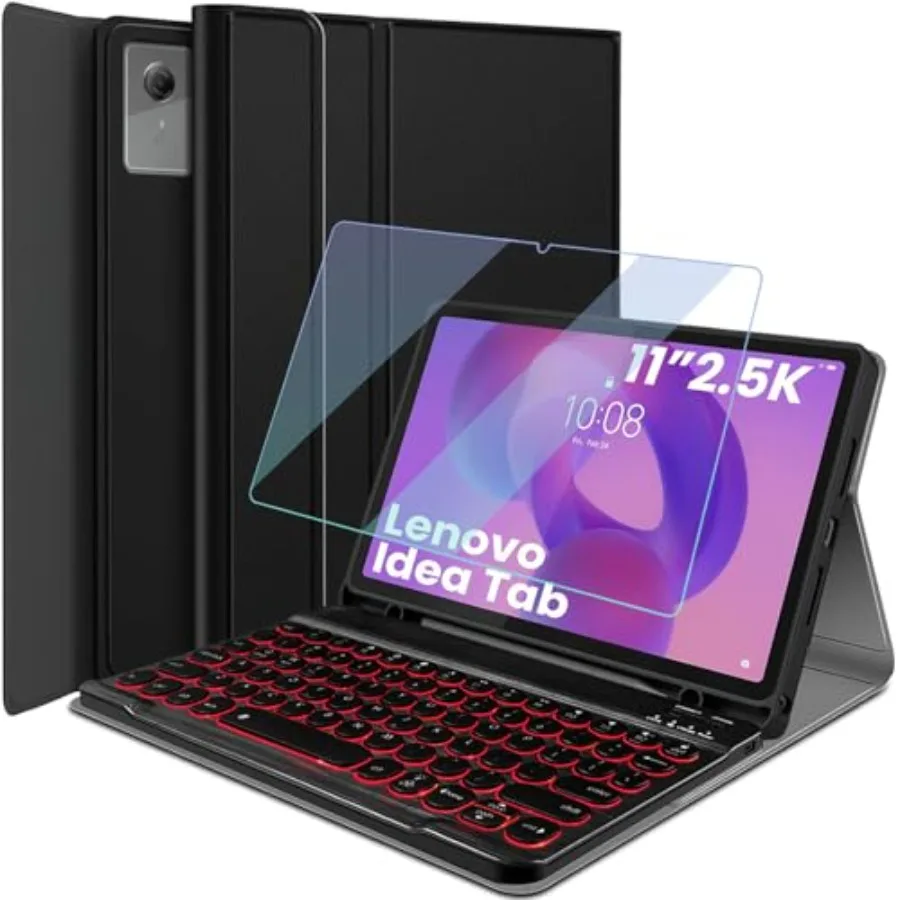 Чехол-клавиатура с подсветкой для Lenovo Idea Tab 11 2025 TB-336ZU TB-336FU с защитной пленкой для экрана Wineecy, 7 цветов подсветки, съемный, беспроводной
Чехол-клавиатура с подсветкой для Lenovo Idea Tab 11 2025 TB-336ZU TB-336FU с защитной пленкой для экрана Wineecy, 7 цветов подсветки, съемный, беспроводной