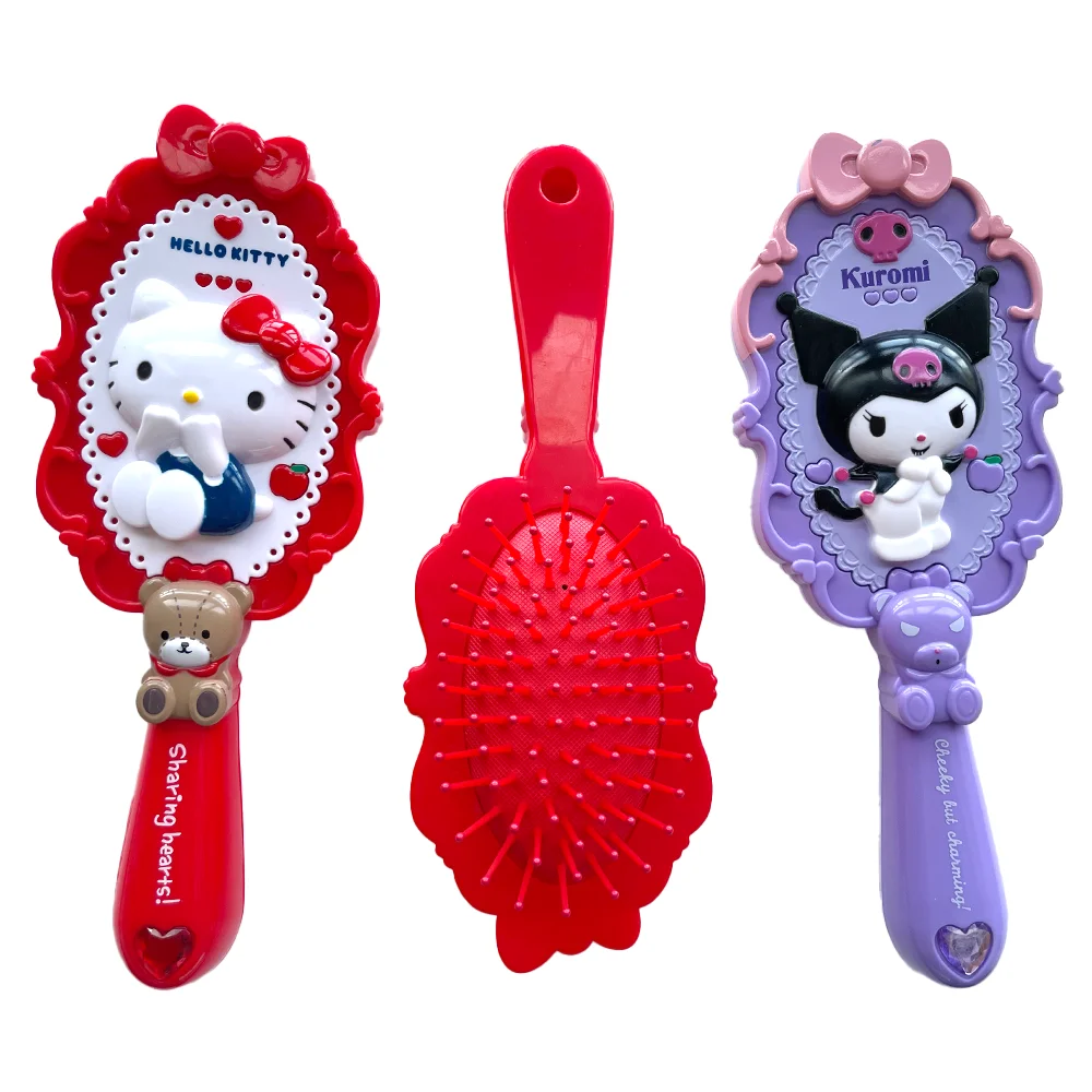 New Kawaii Anime Kuromi Hello Kitty Cinnamoroll My Melody Cartoon Cute Girl Love Makeup Comb Student Straight Handle Comb
New Kawaii Anime Kuromi Hello Kitty Cinnamoroll My Melody Cartoon Cute Girl Love Makeup Comb Student Straight Handle Comb