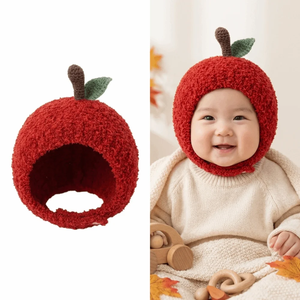 Elegant Apple Shaped Baby Soft Warm Hat Windproof Ear Protection Warmer Beanie Cap Red Outdoor Thick Ear Protection Bonnet Baby
Elegant Apple Shaped Baby Soft Warm Hat Windproof Ear Protection Warmer Beanie Cap Red Outdoor Thick Ear Protection Bonnet Baby