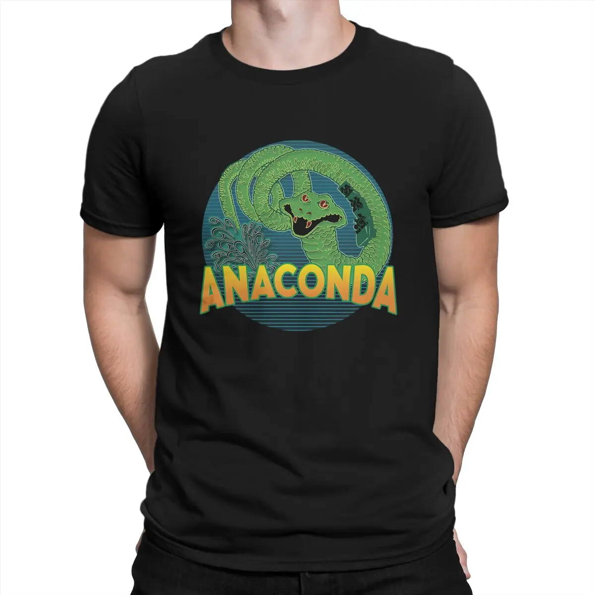 Футболка Anaconda мужская с коротким рукавом, винтажная хлопковая рубашка с круглым вырезом для взрослых
Футболка Anaconda мужская с коротким рукавом, винтажная хлопковая рубашка с круглым вырезом для взрослых