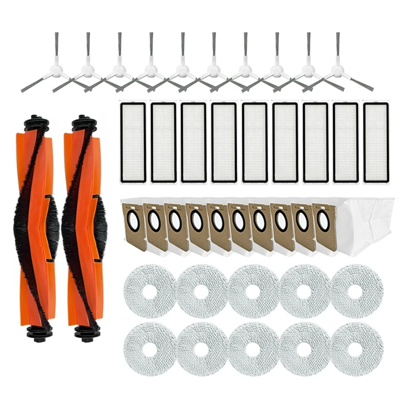 For Xiaomi Robot Vacuum X20+ / X20 Plus Main Side Brush Mop Cloth Hepa Filter Dust Bag Accessories Replacement Parts
For Xiaomi Robot Vacuum X20+ / X20 Plus Main Side Brush Mop Cloth Hepa Filter Dust Bag Accessories Replacement Parts