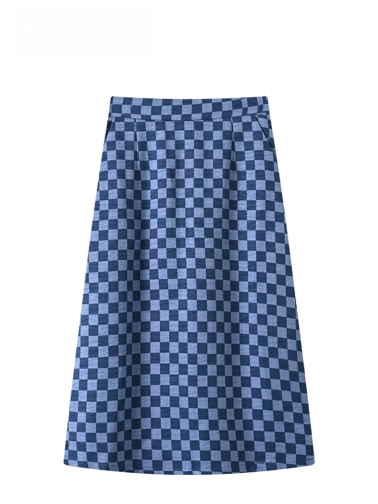 plus Size Denim Skirt Women's Summer New High Waist A-Line Plaid Wrap Waist Skirt Casual Comfortable Polyester Fiber
plus Size Denim Skirt Women's Summer New High Waist A-Line Plaid Wrap Waist Skirt Casual Comfortable Polyester Fiber