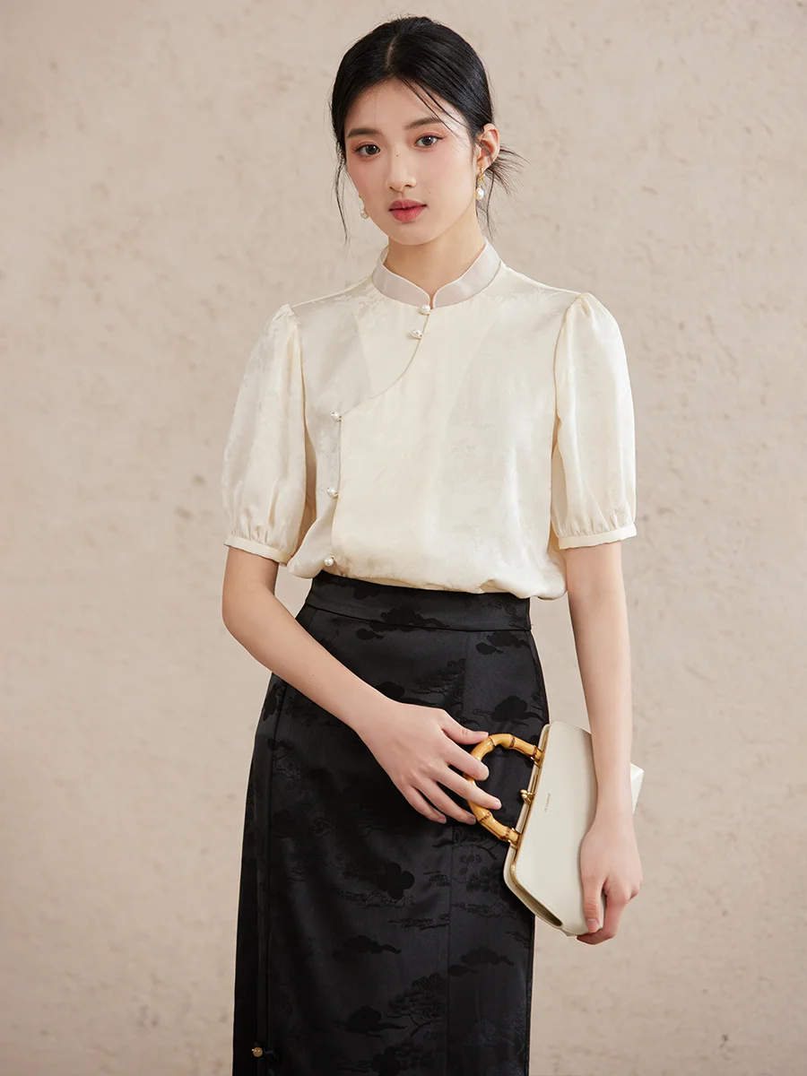 New Chinese Sle Women's irt Tang Suit Stand Collar Embroidered Beige Retro Summer 2024 Faion Traditional Clothing
New Chinese Sle Women's irt Tang Suit Stand Collar Embroidered Beige Retro Summer 2024 Faion Traditional Clothing