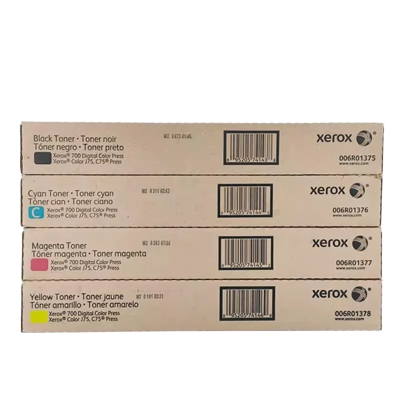 Original J75 C700 C75 Toner Cartridges For Xerox Asia Usa Version Fujifilm Ct202101 Ct202102 006r01376 006r01377
Original J75 C700 C75 Toner Cartridges For Xerox Asia Usa Version Fujifilm Ct202101 Ct202102 006r01376 006r01377