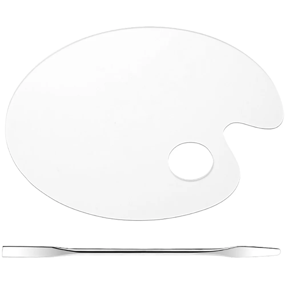 Acrylic Palette with Spatula Makeup Mixing Foundation for Plate Metal Stainless Steel
Acrylic Palette with Spatula Makeup Mixing Foundation for Plate Metal Stainless Steel