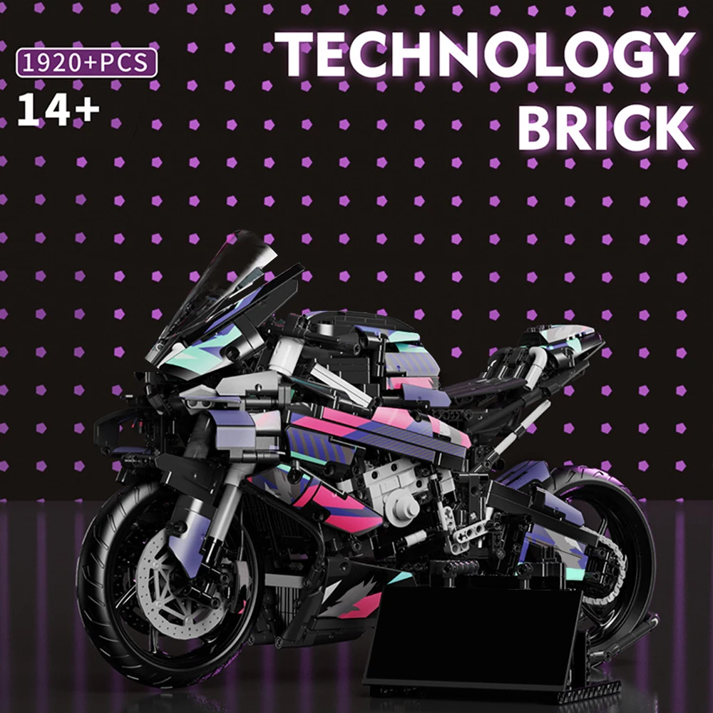 1920PCS Super Motorcycle Moc 1920pcs Building Blocks And Construction Toy Christmas Model Toys Gifts for Kid and Adult
1920PCS Super Motorcycle Moc 1920pcs Building Blocks And Construction Toy Christmas Model Toys Gifts for Kid and Adult
