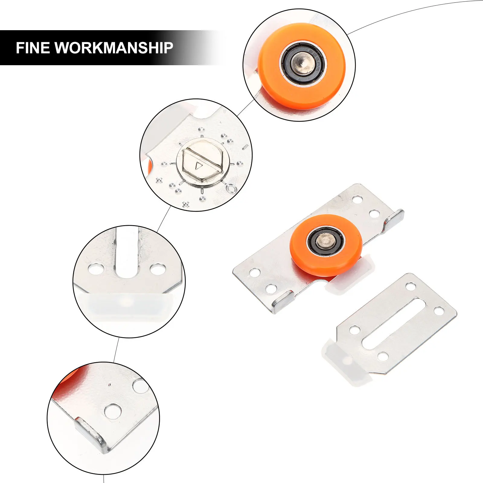 2Sets Sliding Glass Door Rollers Metal Cabinet Pulley for Smooth Closet Patio Door Guide Wheels Durable Iron Nylon 
2Sets Sliding Glass Door Rollers Metal Cabinet Pulley for Smooth Closet Patio Door Guide Wheels Durable Iron Nylon