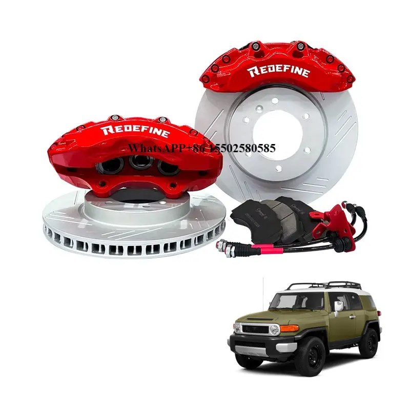 High Performance Auto Brake System Pads Discs Front 6 Piston Big Brake Caliper Kit for Fj Cruiser
High Performance Auto Brake System Pads Discs Front 6 Piston Big Brake Caliper Kit for Fj Cruiser