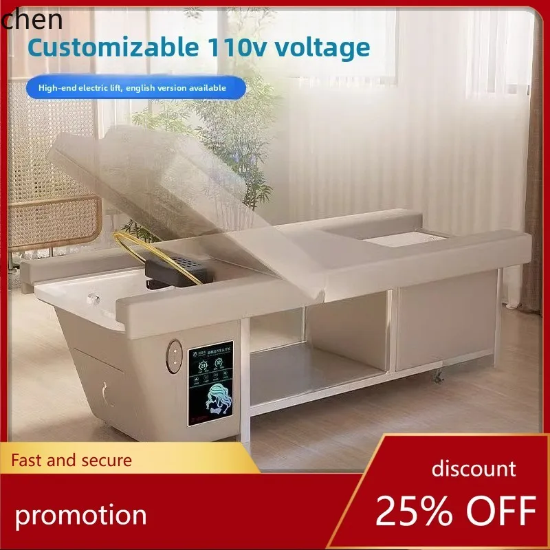 HT Source Factory Direct Sale Electric Lifting Shampoo Bed for Barber Shops, Beauty Salon Special Foot Spa Integrated Bed
HT Source Factory Direct Sale Electric Lifting Shampoo Bed for Barber Shops, Beauty Salon Special Foot Spa Integrated Bed