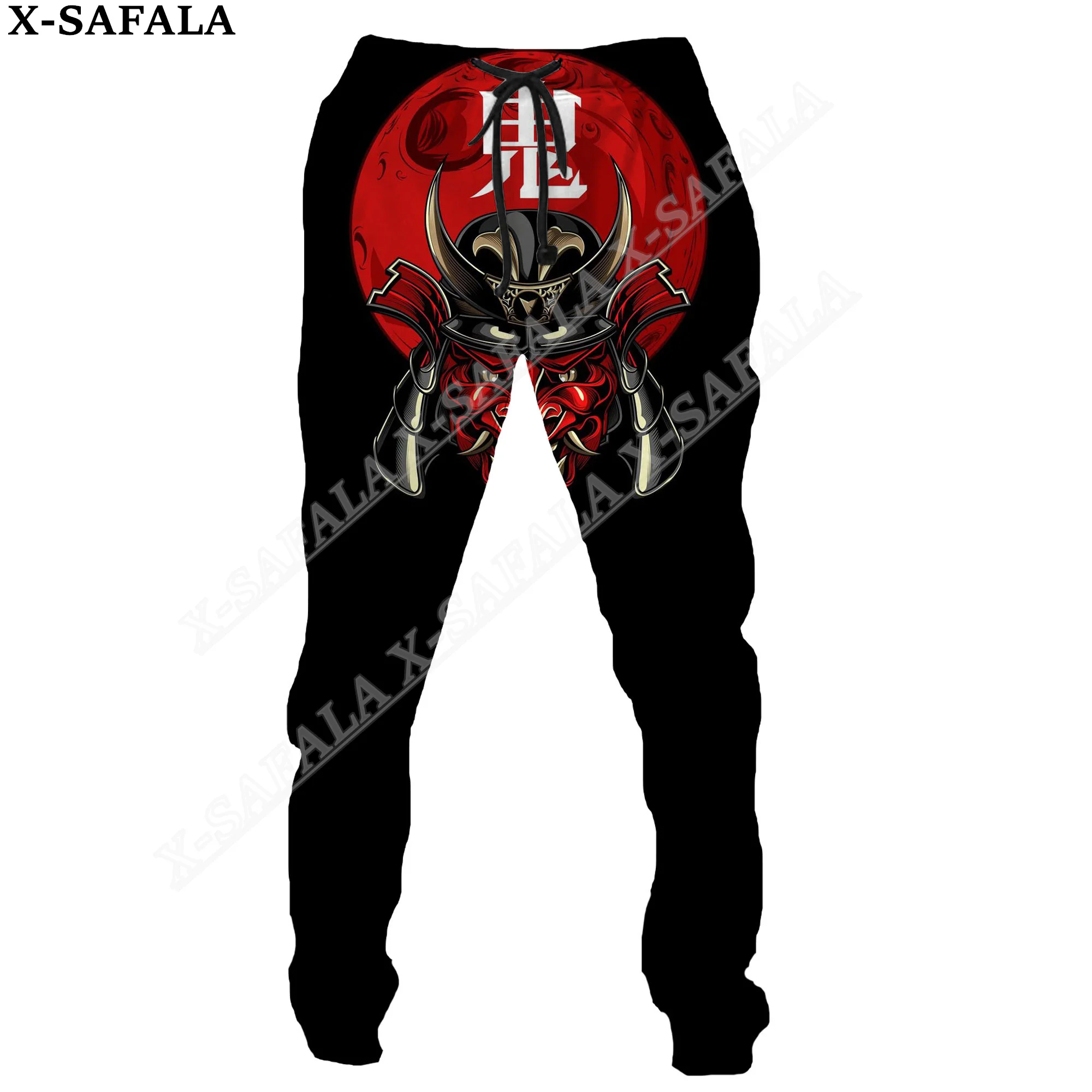 Japanese Samurai Mask Warrior Print Trouser Men Women Sweatpants Drawstring Long Joggers Streetwear Spring Autumn Sports Pants-4
Japanese Samurai Mask Warrior Print Trouser Men Women Sweatpants Drawstring Long Joggers Streetwear Spring Autumn Sports Pants-4