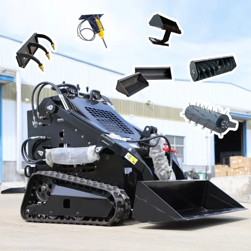 Customized CE Approved Mini Crawler Compact Skid Steer Loader China High Quality 23hp Mini Skid Steer Loader With Attachment
Customized CE Approved Mini Crawler Compact Skid Steer Loader China High Quality 23hp Mini Skid Steer Loader With Attachment