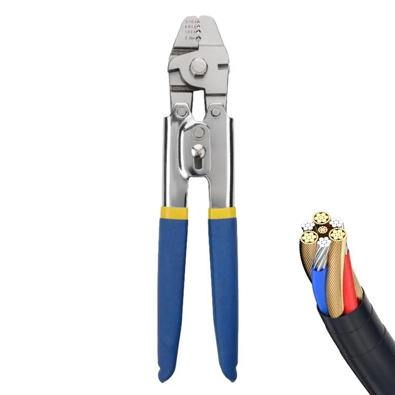 Electrical Connector Pliers Professional Electrical Crimping Tool Multi-function Wiring Hand Tool Wire Stripper Cable Stripper
Electrical Connector Pliers Professional Electrical Crimping Tool Multi-function Wiring Hand Tool Wire Stripper Cable Stripper