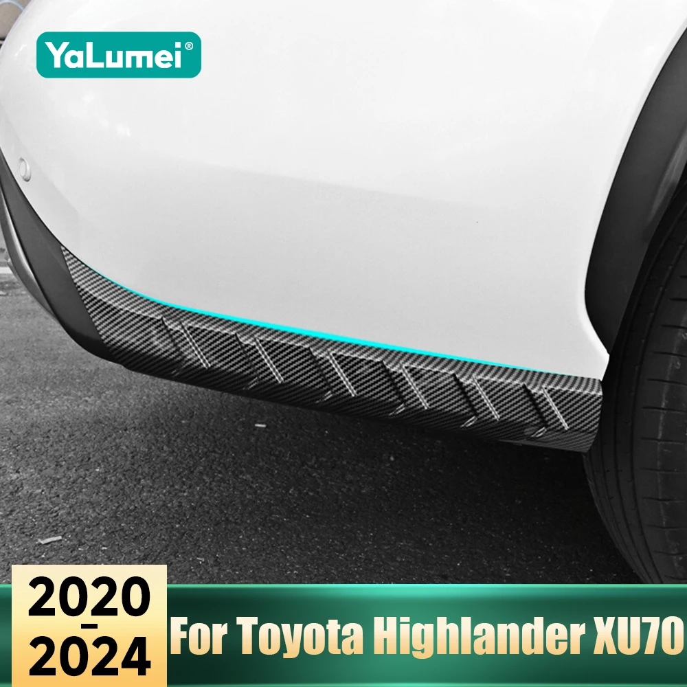 Для Toyota Highlander XU70 Kluger Hybrid 2020 2021 2022 2023 2024 ABS задний бампер автомобиля боковая крышка молдинг декоративная наклейка
Для Toyota Highlander XU70 Kluger Hybrid 2020 2021 2022 2023 2024 ABS задний бампер автомобиля боковая крышка молдинг декоративная наклейка