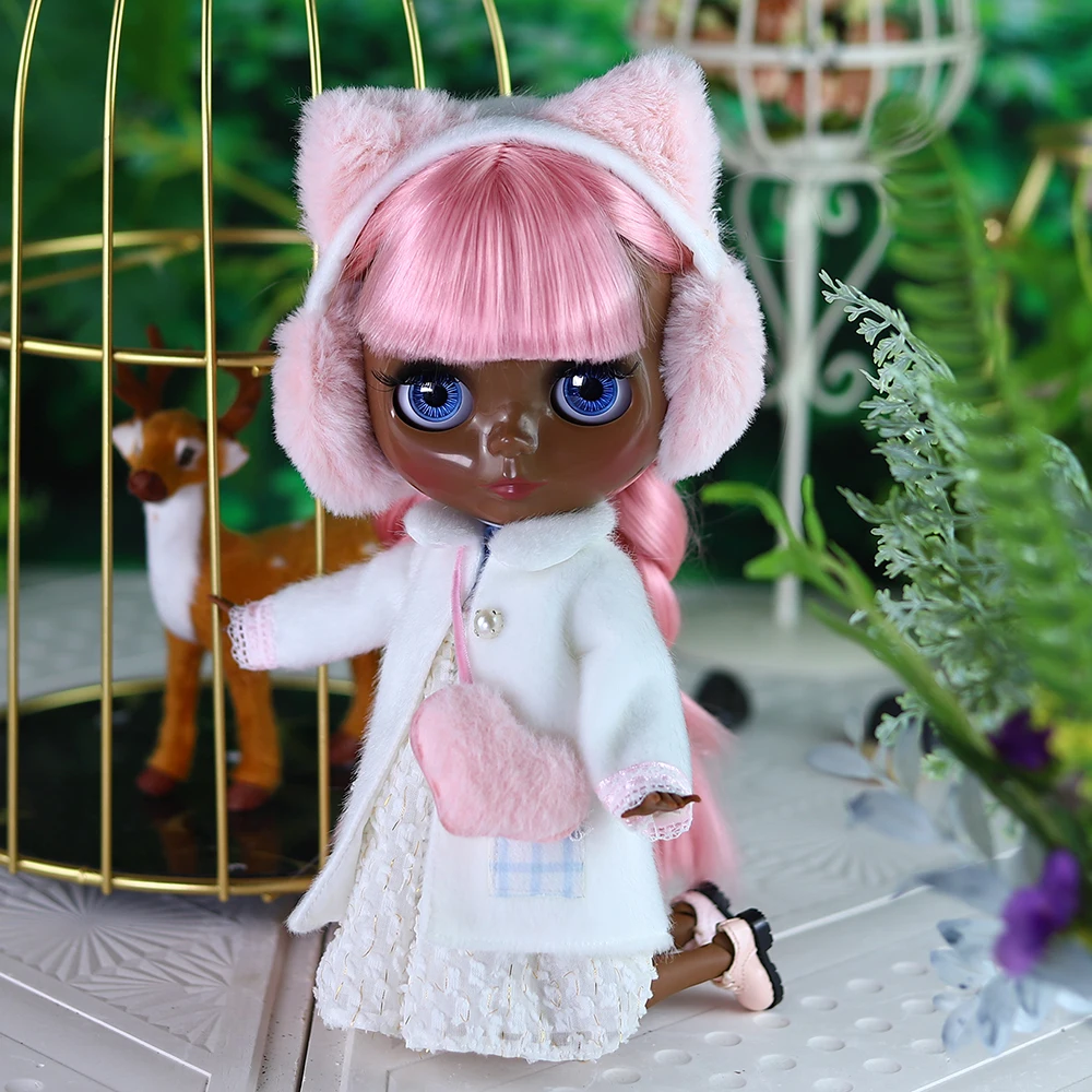 ICY DBS Blyth doll 1/6 bjd jointed body doll super black skin including clothes shoes 30cm toy
ICY DBS Blyth doll 1/6 bjd jointed body doll super black skin including clothes shoes 30cm toy