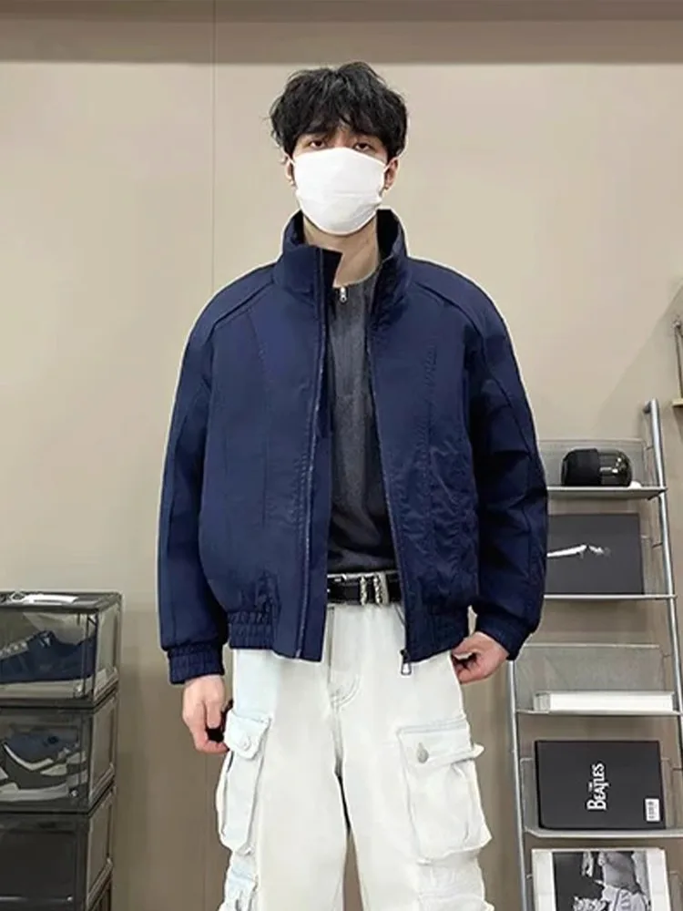 ort Flight Jaet Men's Spring Autumn Cleanfit ape Stand Collar Patchwork Outerwear American Sle Baseball irt
ort Flight Jaet Men's Spring Autumn Cleanfit ape Stand Collar Patchwork Outerwear American Sle Baseball irt