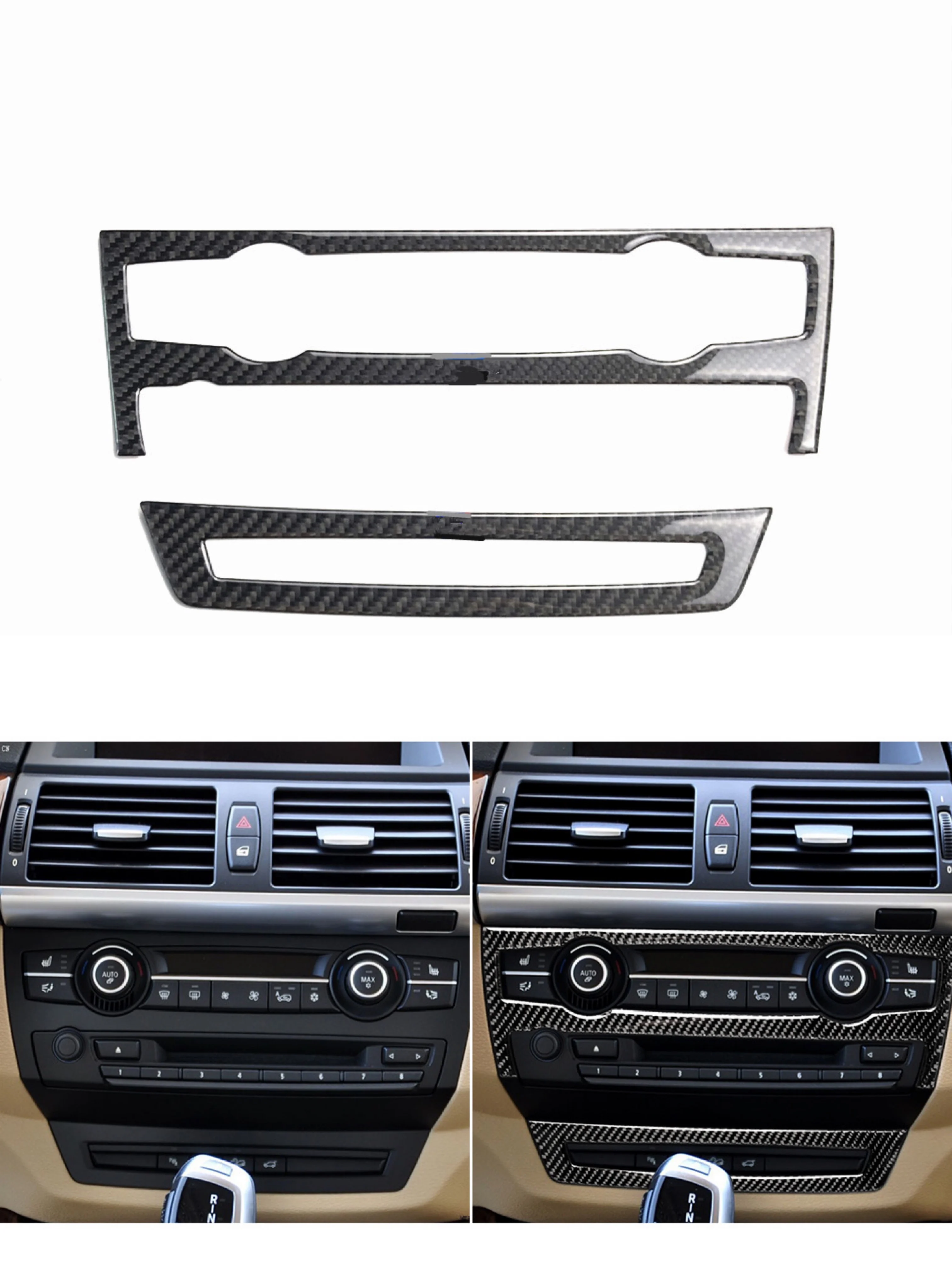 Car Middle Air Vent Switch Panel Cover Trim For BMW E70 E71 X5 X6 2008 2009 2010 2011 2012 2013 Carbon Fiber
Car Middle Air Vent Switch Panel Cover Trim For BMW E70 E71 X5 X6 2008 2009 2010 2011 2012 2013 Carbon Fiber