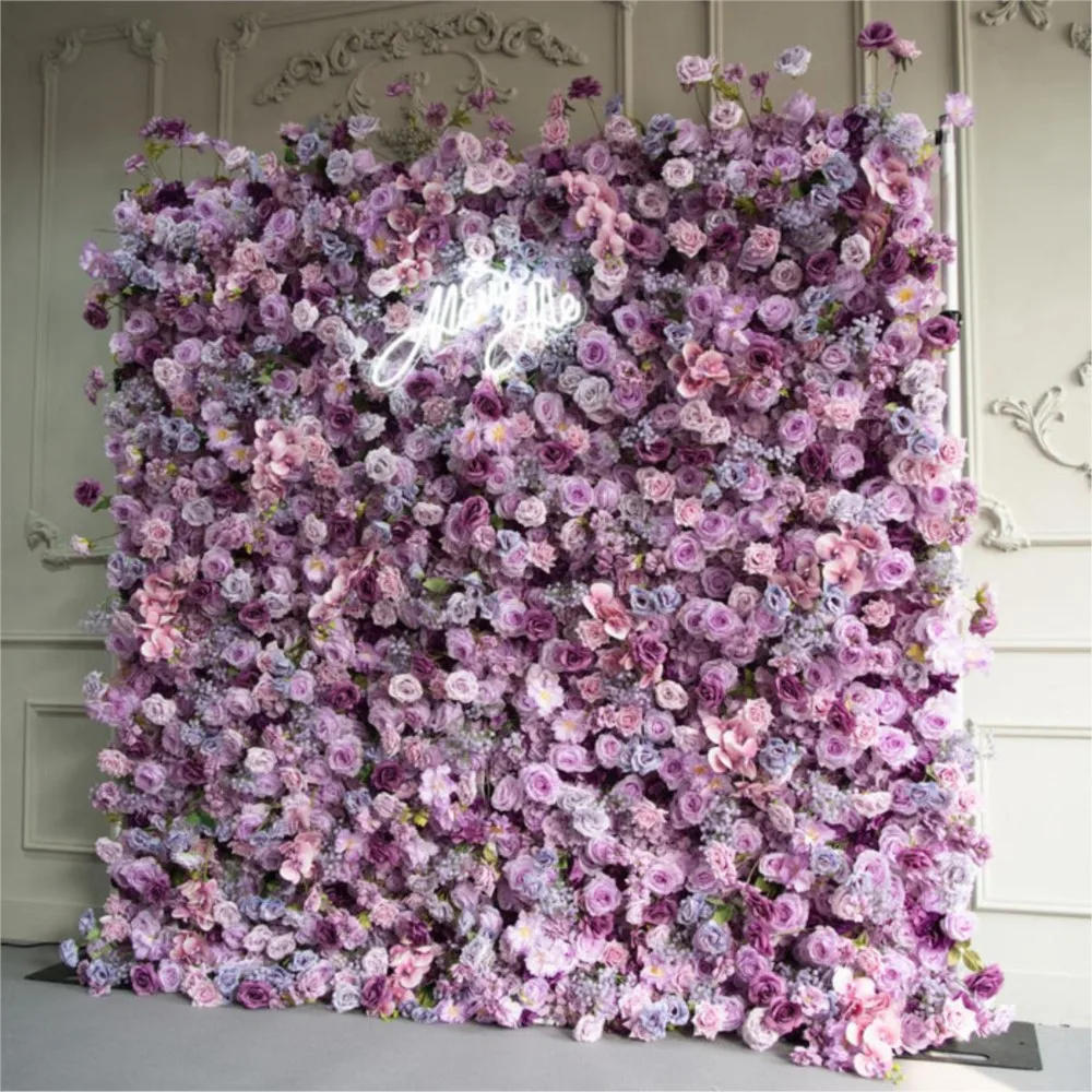 Uflower Luxury Purple Artifical Flower Wall Wedding Backdrop Props Rose Hydrangea Arrangement Party Birthday Floral Wall Decor
Uflower Luxury Purple Artifical Flower Wall Wedding Backdrop Props Rose Hydrangea Arrangement Party Birthday Floral Wall Decor
