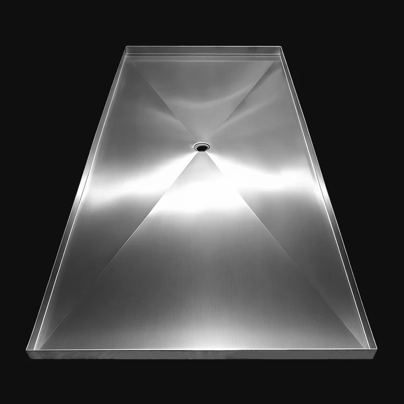 Customized Size Stainless Steel Shower Pan Non Slip Caravan Shower Tray
Customized Size Stainless Steel Shower Pan Non Slip Caravan Shower Tray