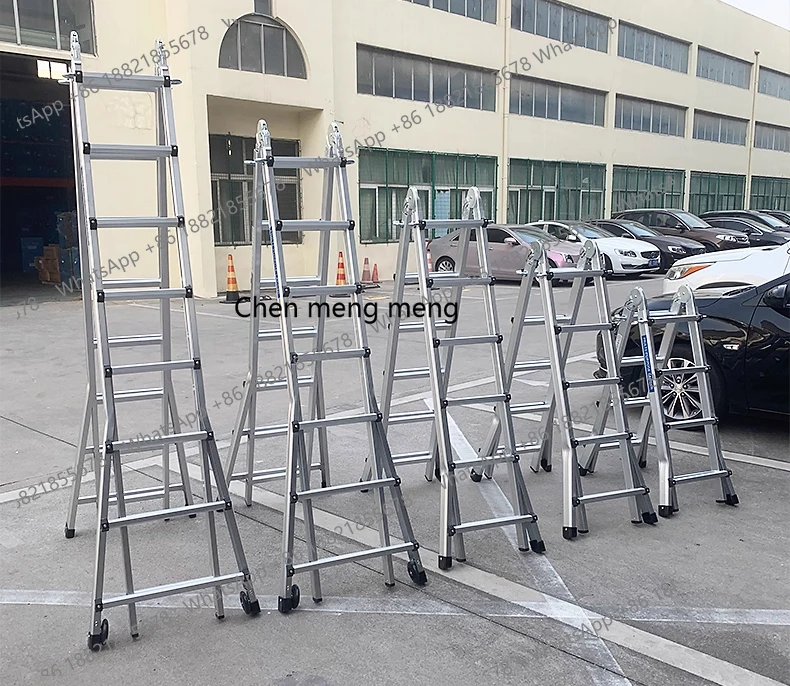 Aluminum Ladder Extension Folding Multi Purpose Lightweight Portable For Home Maintenance Industrial Repair Work
Aluminum Ladder Extension Folding Multi Purpose Lightweight Portable For Home Maintenance Industrial Repair Work