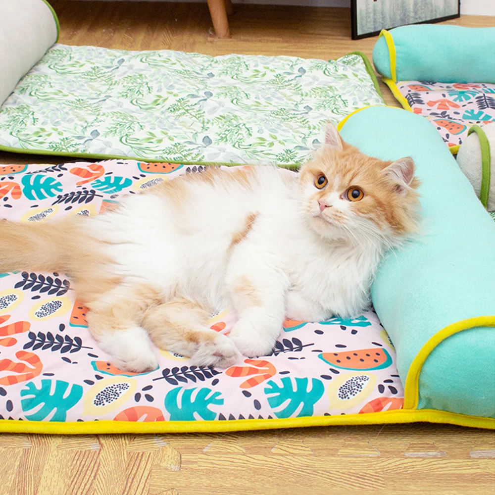 Pet Pillow Cooling Bed Cute Printed Summer Ice Mat for Small Large Dogs Cats Non-Slip Sleeping Pad Soft Dog Bed Pet Products
Pet Pillow Cooling Bed Cute Printed Summer Ice Mat for Small Large Dogs Cats Non-Slip Sleeping Pad Soft Dog Bed Pet Products