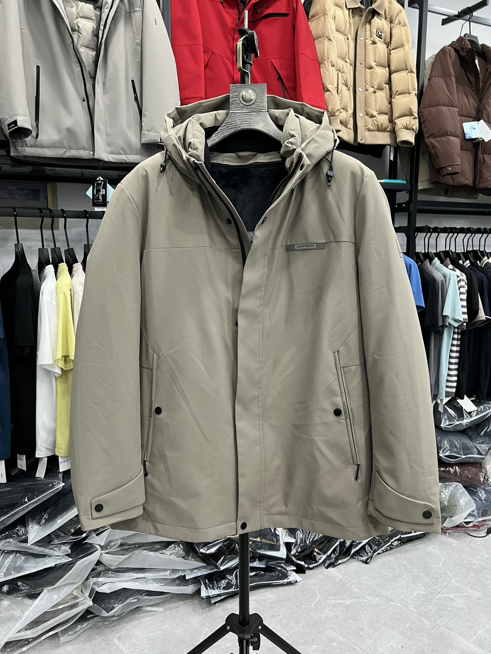 Detachable Fur Trimmed down Jaet Warm Rabbit Fur Collar Splicing Design Casual Sle Men's Winter Coat Unbranded Nylon Fabric
Detachable Fur Trimmed down Jaet Warm Rabbit Fur Collar Splicing Design Casual Sle Men's Winter Coat Unbranded Nylon Fabric