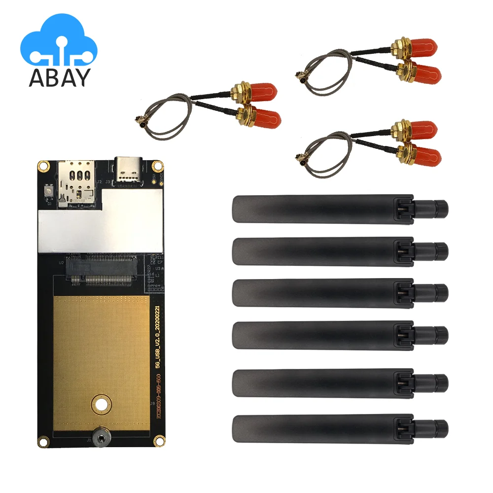 M.2 to USB Adapter With Pigtail GPS Antenna for M.2 5G Module Gosuncn GM800 CIB RM500Q-GL SIM8300G-M2 SIM8200EA-M2 Module
M.2 to USB Adapter With Pigtail GPS Antenna for M.2 5G Module Gosuncn GM800 CIB RM500Q-GL SIM8300G-M2 SIM8200EA-M2 Module