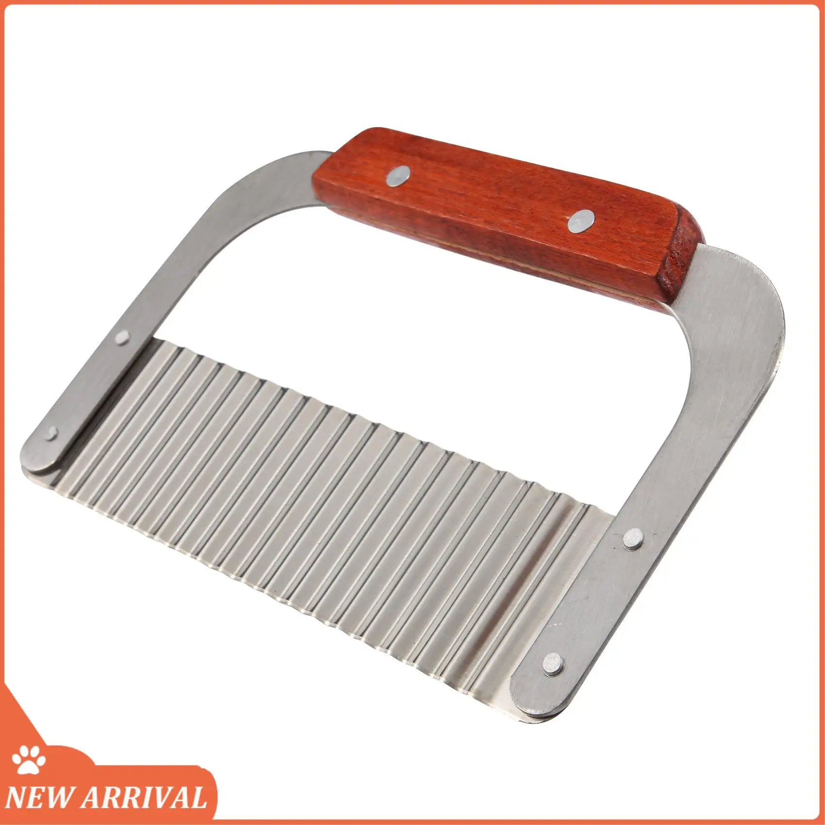 Emption!Stainless Steel Crinkle Cutting Tool Potatoes Chips Cutter Carrot Slicer With Wooden Handle Food Vegatable Cutting Knife
Emption!Stainless Steel Crinkle Cutting Tool Potatoes Chips Cutter Carrot Slicer With Wooden Handle Food Vegatable Cutting Knife